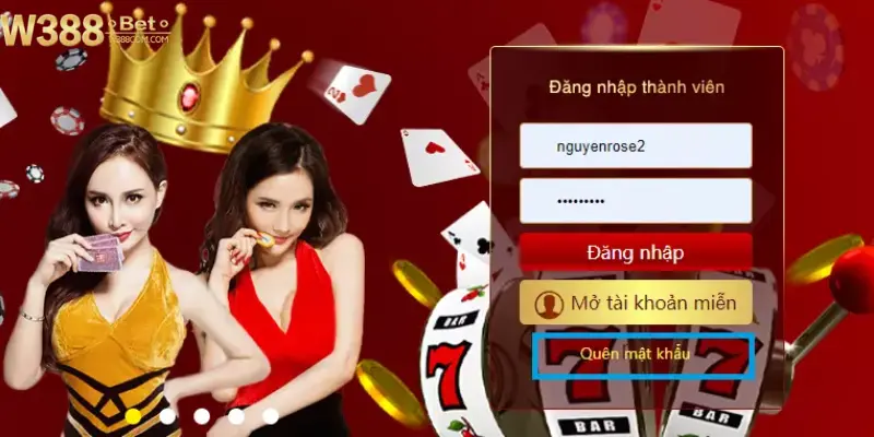 Đăng ký W388 trên điện thoại
